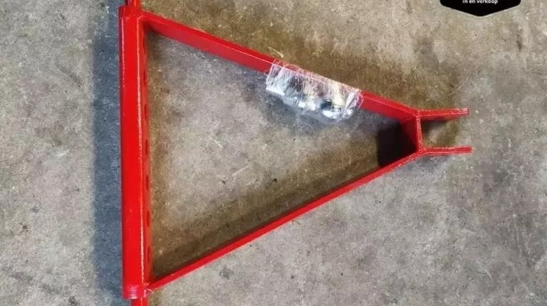 Aanhanger Trekbok Zwart-Rood